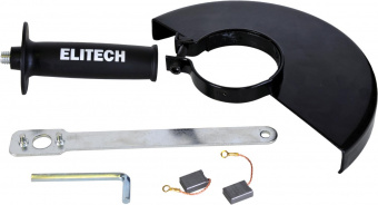 Углошлифовальная машина Elitech МШУ 202Э 2000Вт 6600об/мин рез.шпин.:M14 d=230мм от магазина РЭССИ