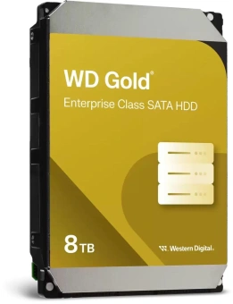 Жесткий диск WD SATA-III 8TB WD8005FRYZ Desktop Gold 512E (7200rpm) 256Mb 3.5" от магазина РЭССИ