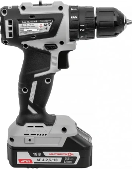 Дрель-шуруповерт Интерскол ДАУ-10/18В аккум. патрон:быстрозажимной (кейс в комплекте) (769.2.2.45) от магазина РЭССИ
