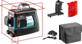 Нивелир лазерн. Kraftool 34640-2 цв.луч. красный 3луч. от магазина РЭССИ