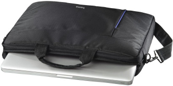 Сумка для ноутбука 15.6" Hama Cape Town черный/синий полиэстер (00216518) от магазина РЭССИ