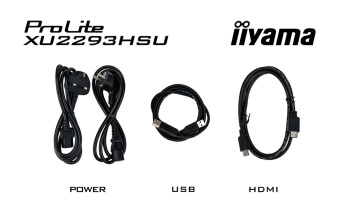 Монитор Iiyama 21.5" ProLite XU2293HSU-B7 черный IPS LED 16:9 HDMI M/M матовая 300cd 178гр/178гр 1920x1080 100Hz DP FHD USB 2.6кг от магазина РЭССИ