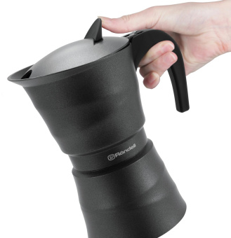 Кофеварка гейзерн. Rondell Pacific Grey RDA-1901 0.45л алюминий серый от магазина РЭССИ