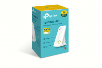Повторитель беспроводного сигнала TP-Link TL-WA854RE N300 Wi-Fi белый от магазина РЭССИ