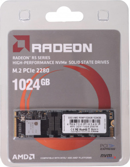 Накопитель SSD AMD PCI-E 3.0 x4 1Tb R5MP1024G8 Radeon M.2 2280 от магазина РЭССИ