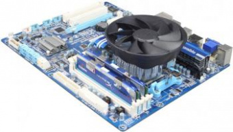 Устройство охлаждения(кулер) Deepcool Gamma Hunter Soc-AM5/AM4/1151/1200 черный 3-pin 21dB Al 95W 252gr Ret (DP-MCAL-HT) от магазина РЭССИ