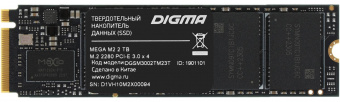 Накопитель SSD Digma PCI-E 3.0 x4 2Tb DGSM3002TM23T Mega M2 M.2 2280 от магазина РЭССИ