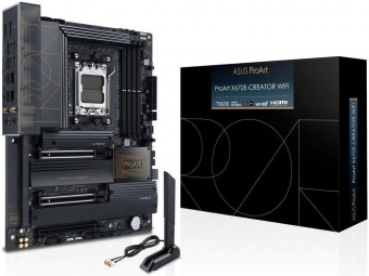 Материнская плата Asus PROART X670E-CREATOR WIFI SocketAM5 AMD X670 4xDDR5 ATX AC`97 8ch(7.1) 1 x 10Gigabit + 1 x 2.5Gigabit RAID+HDMI+DP от магазина РЭССИ