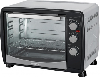 Мини-печь Starwind SMO2046 35л. 1500Вт серебристый/черный от магазина РЭССИ