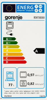 Духовой шкаф Электрический Gorenje BO6735E05X нержавеющая сталь/черный от магазина РЭССИ