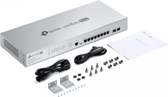 Коммутатор TP-Link Omada Pro S5500-8MHP2XF (L2+) 8x1Гбит/с 2xКомбо(10GBase-T/SFP+) 2SFP+ 8PoE+ 240W управляемый от магазина РЭССИ