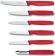 Картинка Набор ножей кухон. Victorinox Standart (5.1111.6) компл.:6предм. красный подар.коробка от магазина РЭССИ Набор ножей кухон. Victorinox Standart (5.1111.6) компл.:6предм. красный подар.коробка от магазина РЭССИ
