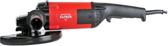 Углошлифовальная машина Elitech МШУ 2623Э 2600Вт 6600об/мин рез.шпин.:M14 d=230мм от магазина РЭССИ