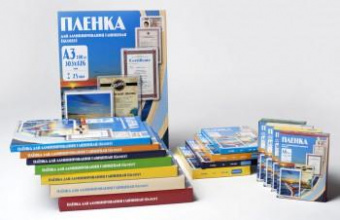 Пленка для ламинирования Office Kit 80мкм A5 (100шт) глянцевая 154x216мм PLP10320 от магазина РЭССИ