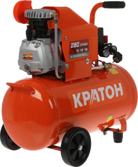 Компрессор поршневой Кратон AC-280-40-DD масляный 280л/мин 40л 2000Вт оранжевый от магазина РЭССИ
