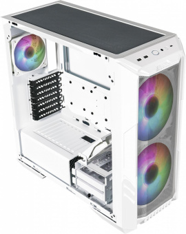 Корпус Cooler Master HAF500 белый без БП ATX 4x120mm 4x140mm 4x200mm 2xUSB3.0 audio bott PSU от магазина РЭССИ