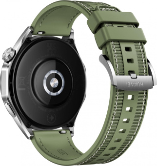 Смарт-часы Huawei Watch GT 4 Phoinix-B19W 46мм 1.43" AMOLED корп.серебристый рем.зеленый разм.брасл.:140-210мм (55020BGY) от магазина РЭССИ