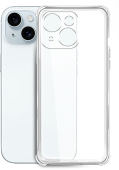 Чехол (клип-кейс) BoraSCO для Apple iPhone 15 Plus прозрачный (72406) от магазина РЭССИ
