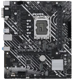 Материнская плата Asus PRIME H610M-E D4-CSM Soc-1700 Intel H610 2xDDR4 mATX AC`97 8ch(7.1) GbLAN+VGA+HDMI+DP от магазина РЭССИ