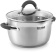 Картинка Кастрюля Rondell Flamme RDS-025 5.7л. d=24см (с крышкой) серебристый от магазина РЭССИ Кастрюля Rondell Flamme RDS-025 5.7л. d=24см (с крышкой) серебристый от магазина РЭССИ