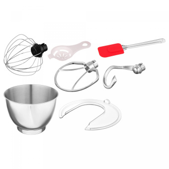 Миксер планетарный Hyundai HYM-S6551 1300Вт серебристый от магазина РЭССИ