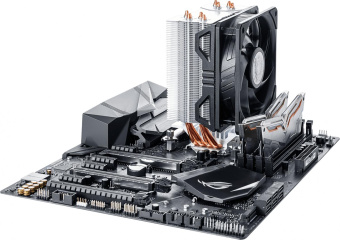 Устройство охлаждения(кулер) Cooler Master Hyper 212 EVO v2 Soc-AM5/AM4/1151/1200/2066/1700 4-pin 8-27dB Al+Cu 150W 634gr Ret от магазина РЭССИ