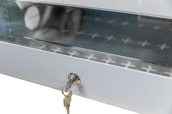 Шкаф коммутационный NTSS (NTSS-SOHO5U) настенный 5U 520x140мм пер.дв.стекл несъемн.бок.пан. 80кг белый IP20 от магазина РЭССИ