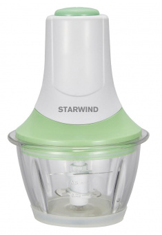 Измельчитель электрический Starwind SCG2011 1л. 300Вт белый/бирюзовый от магазина РЭССИ