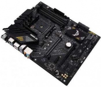 Материнская плата Asus TUF GAMING B550-PLUS Soc-AM4 AMD B550 4xDDR4 ATX AC`97 8ch(7.1) 2.5Gg RAID+HDMI+DP от магазина РЭССИ