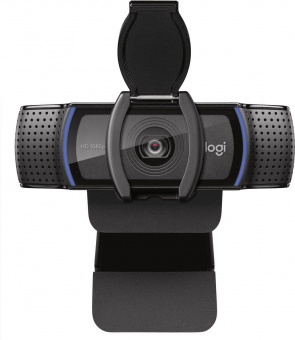Камера Web Logitech HD Pro Webcam C920S черный 3Mpix (1920x1080) USB2.0 с микрофоном для ноутбука (960-001257)