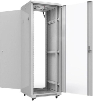 Шкаф серверный Rexant Pro (04-2311) напольный 32U 600x800мм пер.дв.стекл металл 800кг серый от магазина РЭССИ