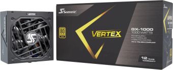 Блок питания Seasonic ATX 1000W VERTEX GX-1000 80+ gold (20+4pin) APFC 135mm fan 18xSATA Cab Manag RTL от магазина РЭССИ