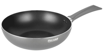 Сковорода ВОК (WOK) Rondell Strike RDA-1398 круглая 28см покрытие: Xylan Plus ручка несъемная (без крышки) серый от магазина РЭССИ