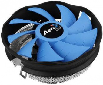 Устройство охлаждения(кулер) Aerocool Verkho Plus Soc-AM5/AM4/1151/1200/1700 черный/синий 4-pin 10-27dB Al 110W 271gr Ret от магазина РЭССИ