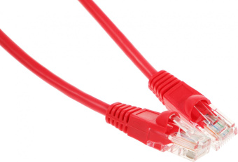 Патч-корд cat5E molded 2м красный RJ-45 (m)-RJ-45 (m) от магазина РЭССИ