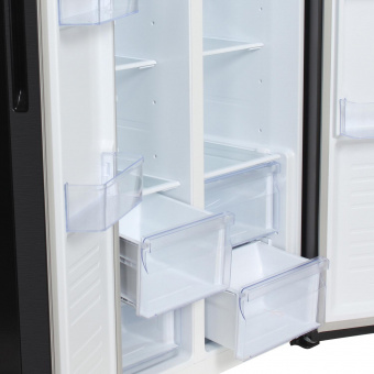 Холодильник Hyundai CS4505F черная сталь (двухкамерный) от магазина РЭССИ