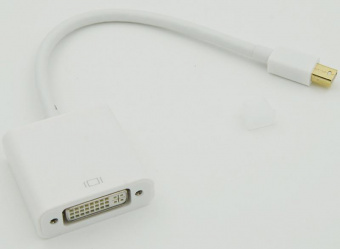 Переходник miniDisplayPort (m) DVI (f) белый от магазина РЭССИ