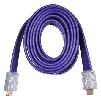 Кабель аудио-видео Buro HDMI 1.4 HDMI (m)/HDMI (m) 3м. черный (HDMI19M-19M FLAT3) от магазина РЭССИ
