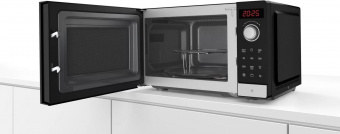 Микроволновая Печь Bosch FEL023MS2 20л. 800Вт нержавеющая сталь/черный от магазина РЭССИ