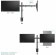 Картинка Кронштейн для мониторов Onkron D221E черный 13"-32" макс.16кг настольный поворот и наклон от магазина РЭССИ Кронштейн для мониторов Onkron D221E черный 13"-32" макс.16кг настольный поворот и наклон от магазина РЭССИ