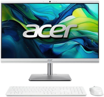Моноблок Acer Aspire C24-195ES 23.8" Full HD Core Ultra 7 155U (1.7) 16Gb SSD512Gb UHDG CR Eshell GbitEth WiFi BT 180W клавиатура мышь Cam серебристый 1920x1080 от магазина РЭССИ