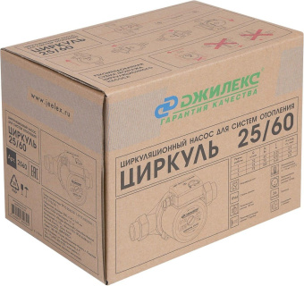 Насос циркуляционный Джилекс Циркуль 25/60 105Вт 3720л/час (2560) от магазина РЭССИ