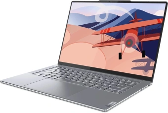 Ультрабук Lenovo Yoga Slim 7 14APU8 Ryzen 7 7840S 16Gb SSD512Gb AMD Radeon 780M 14.5" OLED Touch 2.9K (2944x1840) Windows 11 Home l.grey WiFi BT Cam (83AA000KRK) от магазина РЭССИ