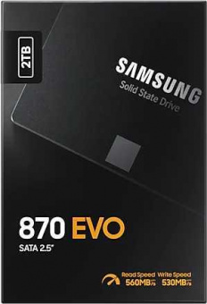 Накопитель SSD Samsung SATA III 2Tb MZ-77E2T0BW 870 EVO 2.5" от магазина РЭССИ