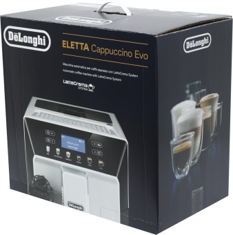 Кофемашина Delonghi Eletta Cappuccino Evo ECAM46.860.B 1450Вт черный/серебристый от магазина РЭССИ