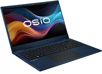 Ноутбук Osio BaseLine B150i-005c N-series N100 8Gb SSD512Gb Intel UHD Graphics 15.6" IPS FHD (1920x1080) noOS blue WiFi BT Cam 5000mAh от магазина РЭССИ
