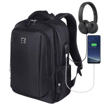 Рюкзак FUNCTIONAL универ с отд. для ноутбука USB-порт Leader 45x32x17см BRAUBERG 270799 от магазина РЭССИ