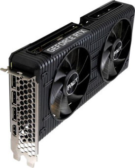 Видеокарта Palit PCI-E 4.0 PA-RTX3050 DUAL NVIDIA GeForce RTX 3050 8192Mb 128 GDDR6 1552/14000 HDMIx1 DPx3 HDCP Ret от магазина РЭССИ