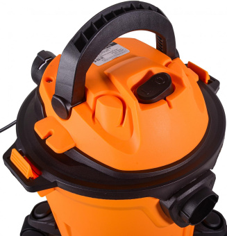 Строительный пылесос Вихрь СП-1400/15 1400Вт (уборка: сухая/влажная) оранжевый от магазина РЭССИ
