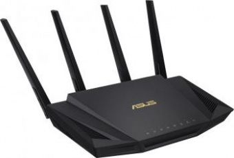 Роутер беспроводной Asus RT-AX58U AX3000 10/100/1000BASE-TX черный от магазина РЭССИ
